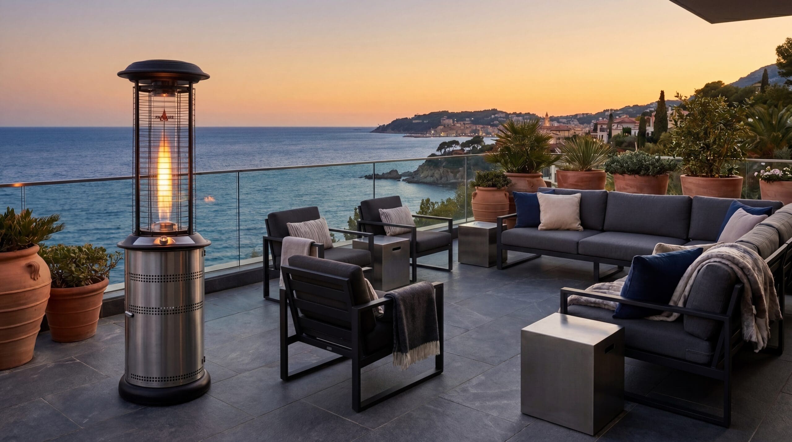 The Milano Cylindrical Patio Heater