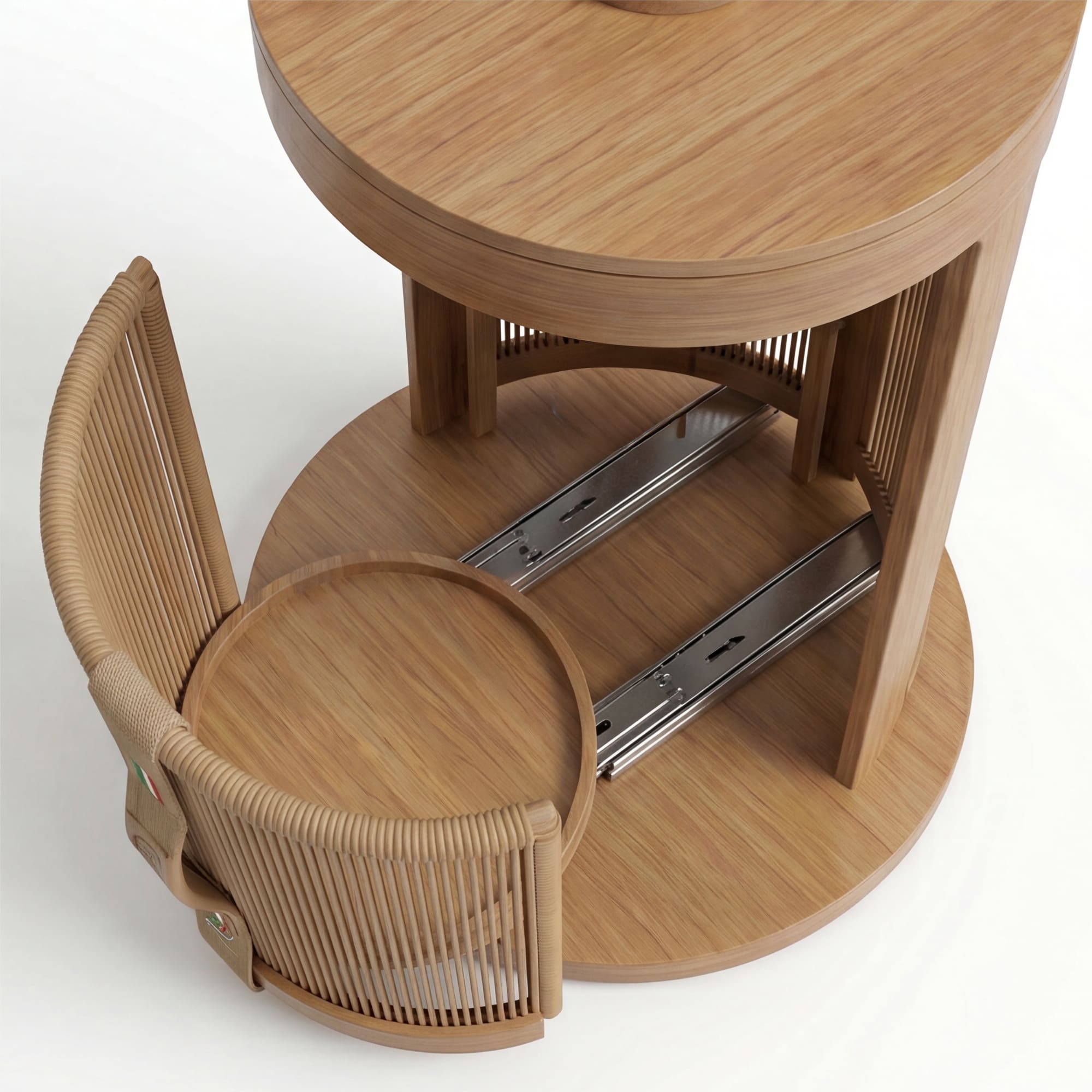 Marine-grade aluminum construction detail